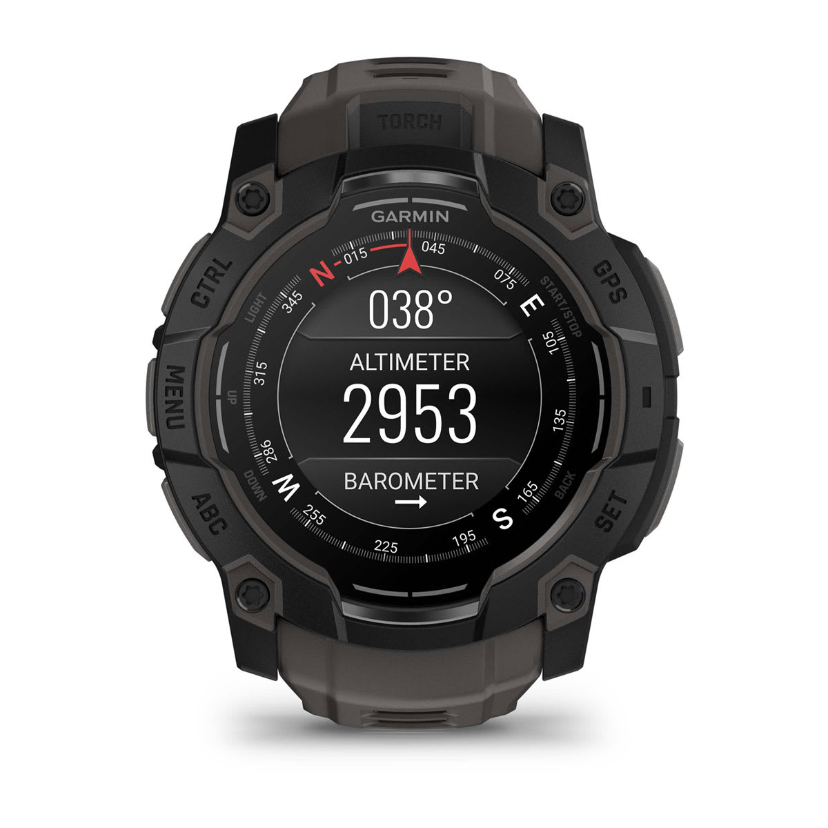 Garmin Instinct 3 50mm AMOLED Rugged GPS Smartwatch - display screen