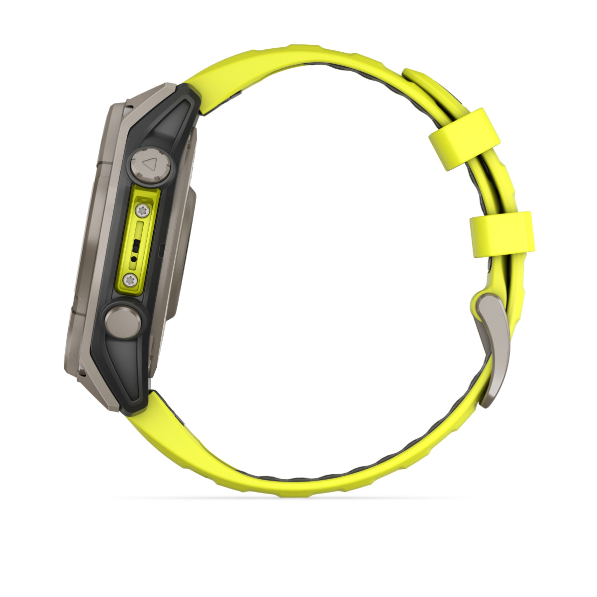 Garmin fenix 8 47mm Solar Sapphire GPS Smartwatch - side view
