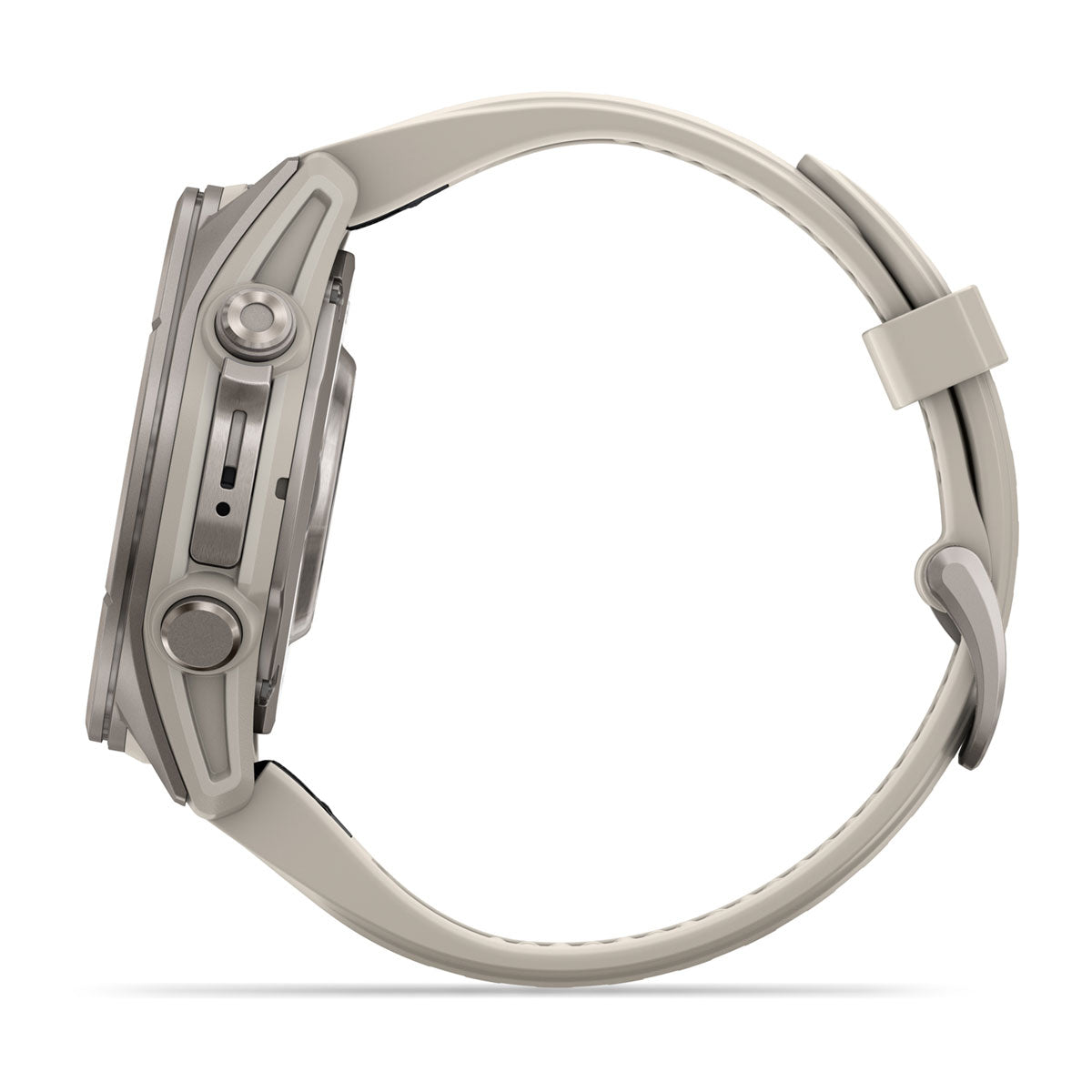 Garmin fenix 9 43mm AMOLED Sapphire GPS Smartwatch - side view
