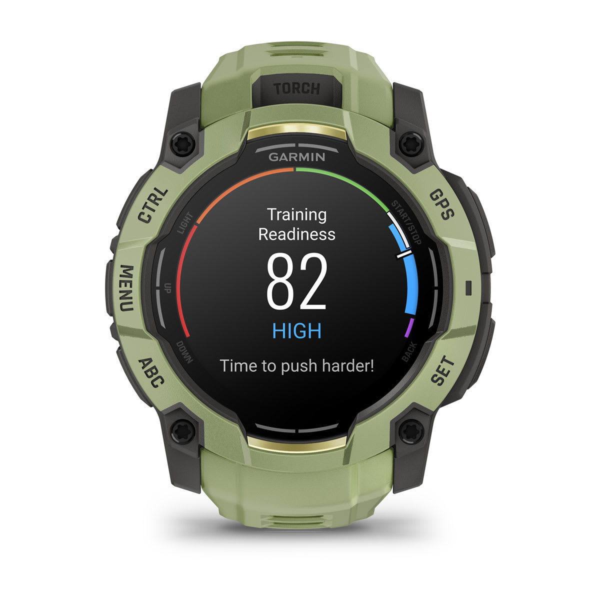 Garmin Instinct 3 50mm AMOLED Rugged GPS Smartwatch - display screen