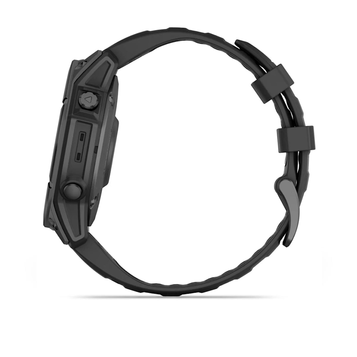 Garmin fenix E 47mm AMOLED GPS Smartwatch - side view