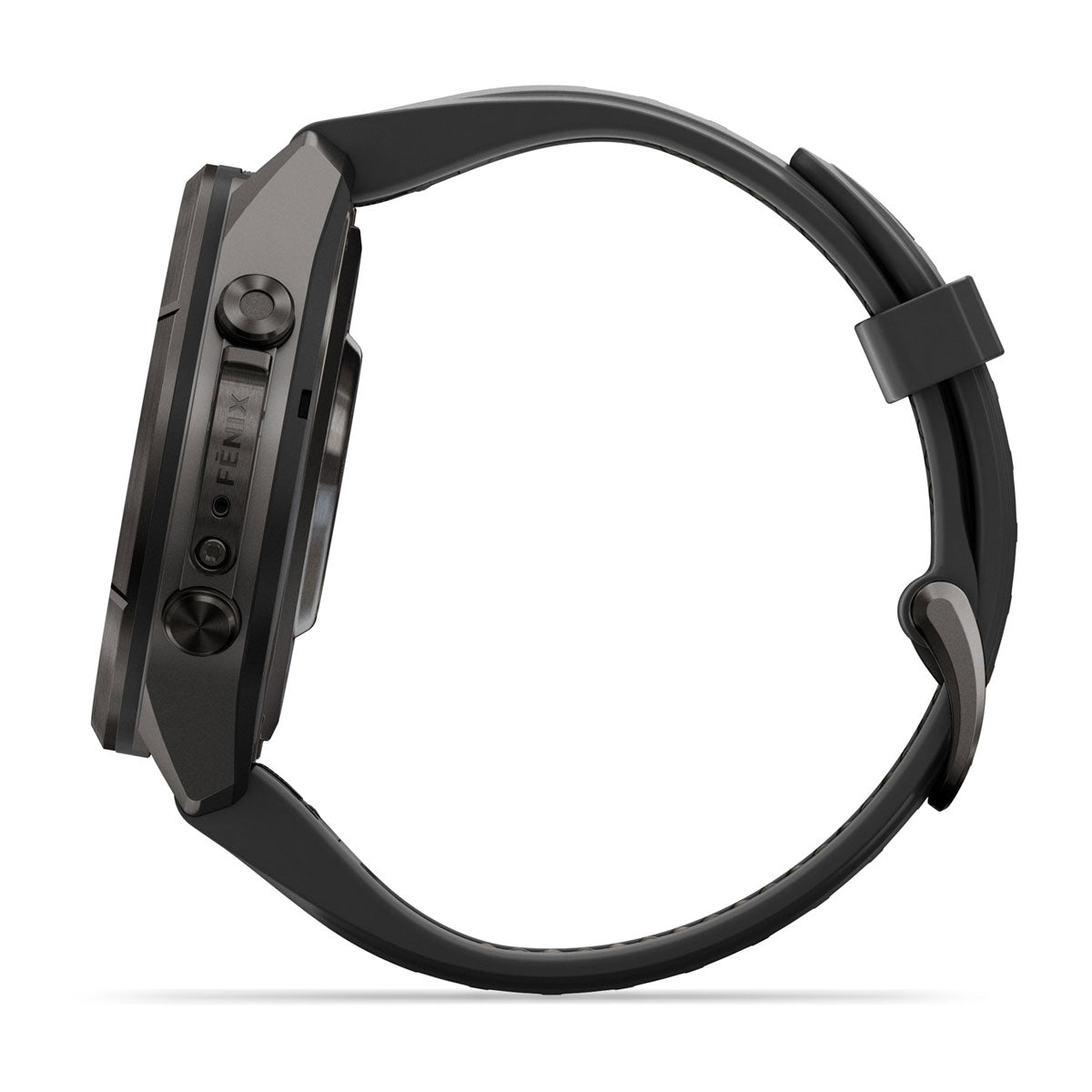 Garmin fenix 9 Pro inReach 43mm AMOLED Sapphire GPS Smartwatch - side view
