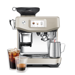 Sage Barista Touch Impress Bean-to-Cup Coffee Machine – Cold Extraction - Almond Nougat | SES882ALM4GUK1