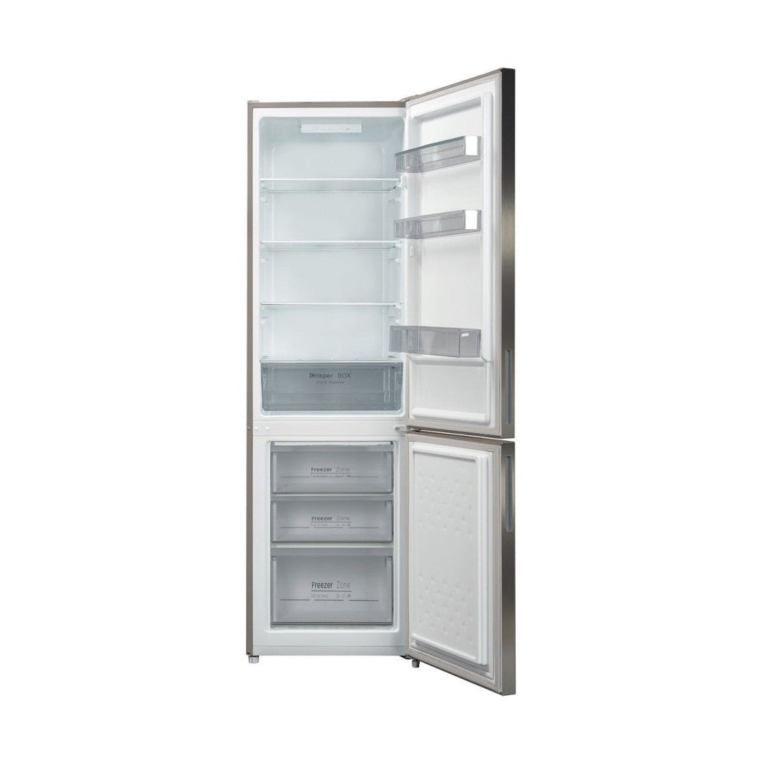 PowerPoint 55cm 60/40 Freestanding Fridge Freezer | P65564MSFX Powerpoint Fridge Freezer Euronics Ireland