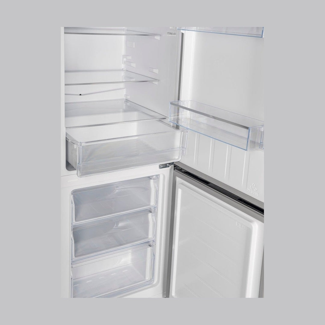 PowerPoint 55cm 60/40 Freestanding Fridge Freezer | P65564MSFX Powerpoint Fridge Freezer Euronics Ireland