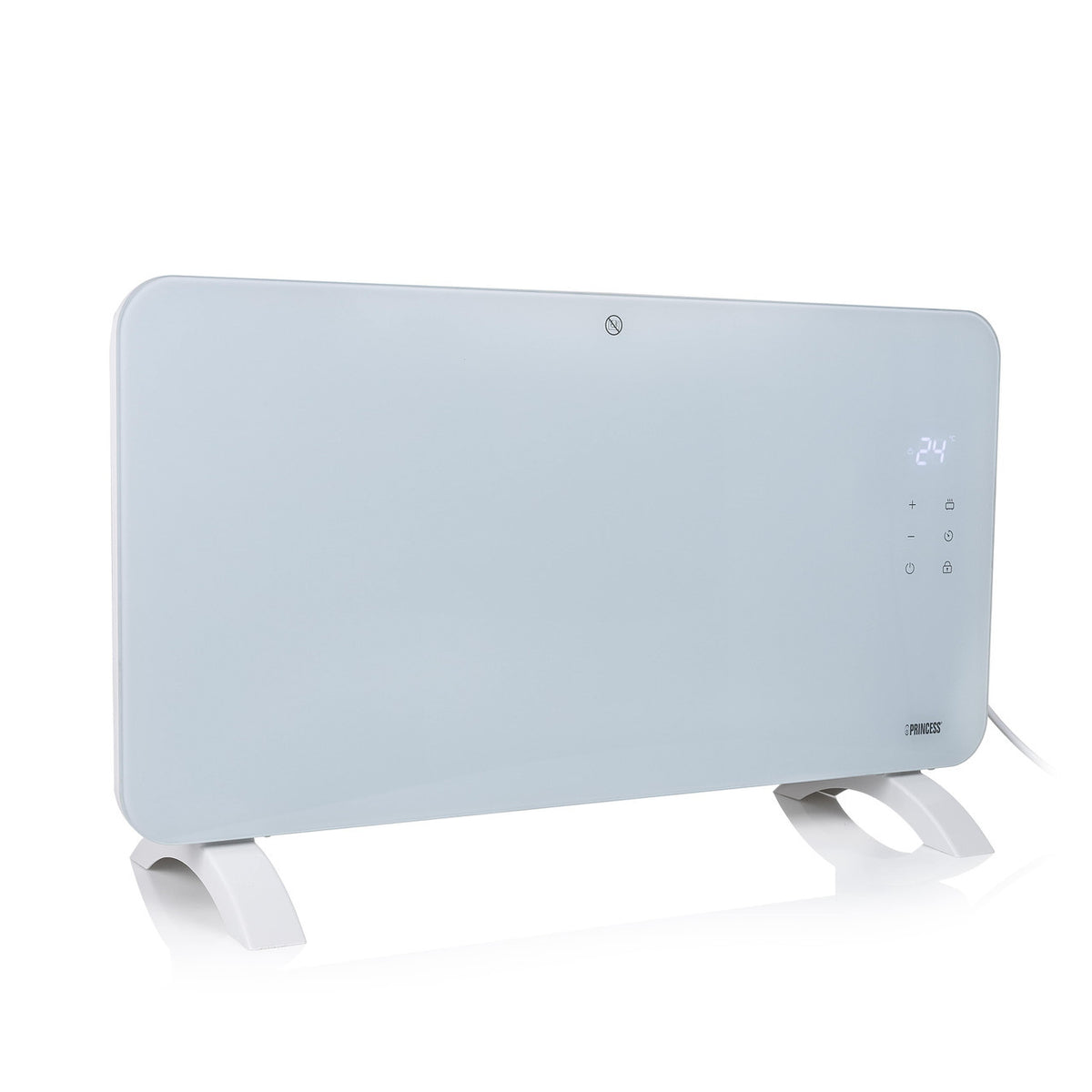 Princess 1500W Smart Glass Panel Heater White | 01.348151.02.PRO