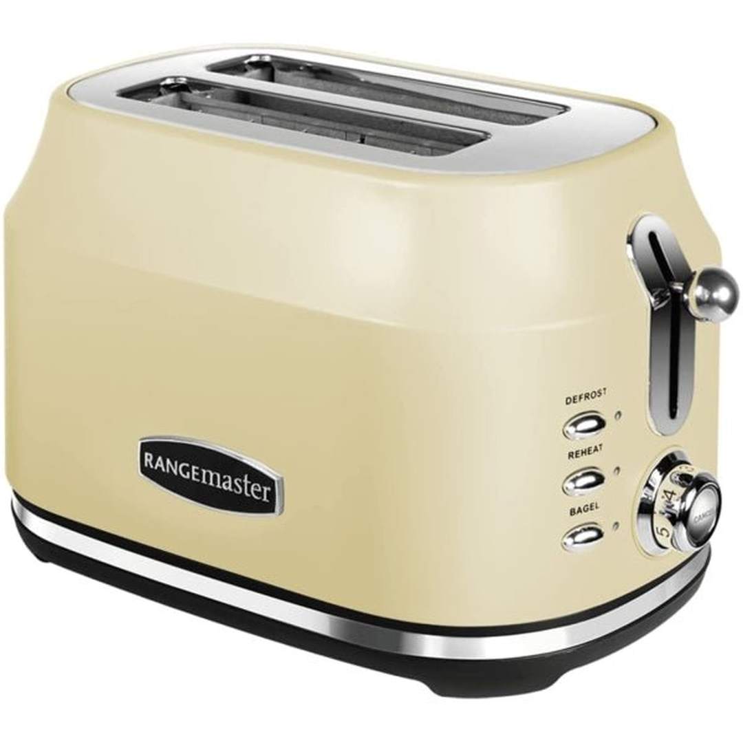 Rangemaster Classic 2 Slice Cream Toaster | RMCL2S201CM Rangemaster Toaster Euronics Ireland