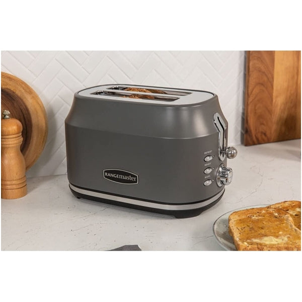Rangemaster Classic 2 Slice Grey Toaster | RMCL2S201GY