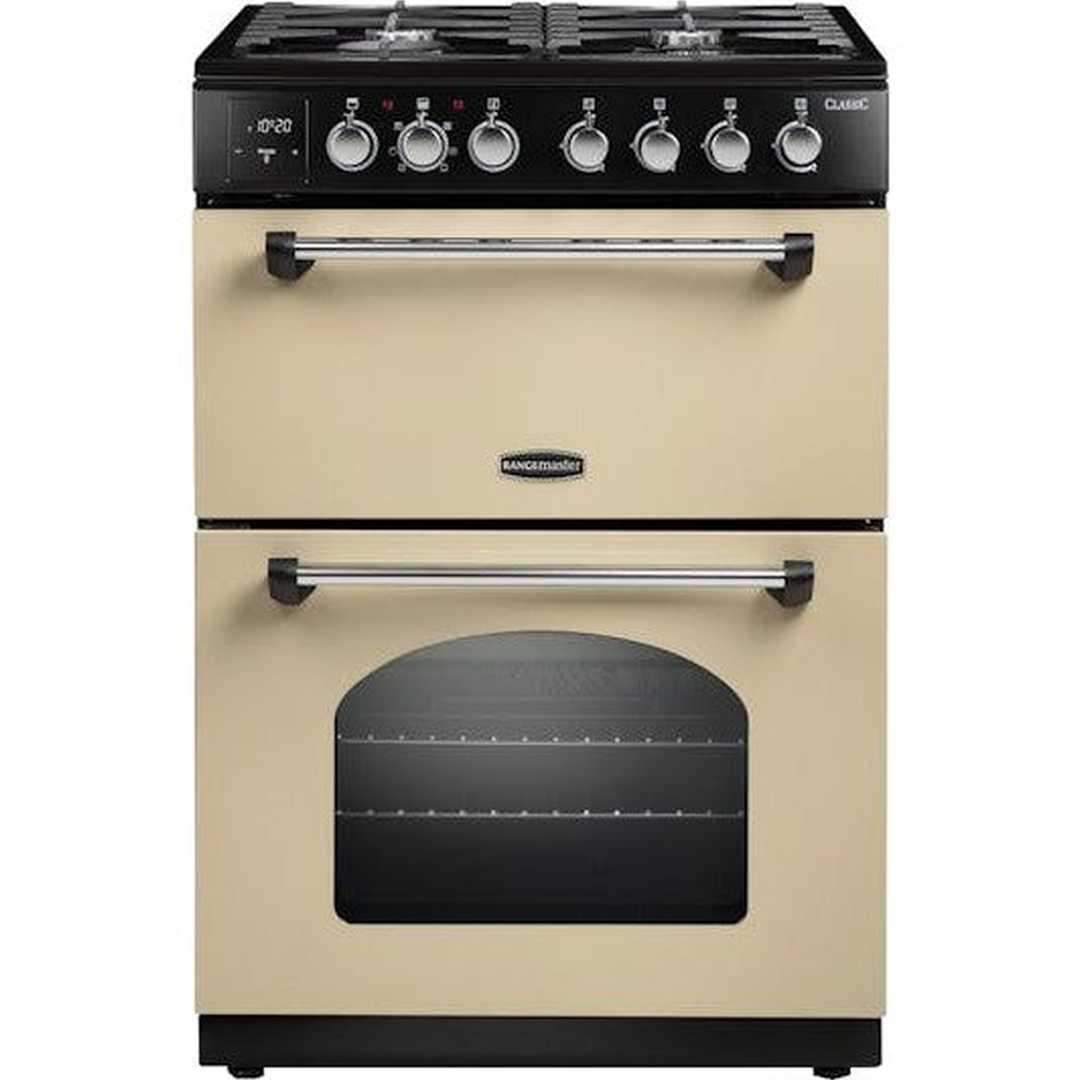 Rangemaster Classic 60cm Dual Fuel Cooker Cream | CLA60DFFCR/C Rangemaster Range Cooker Euronics Ireland
