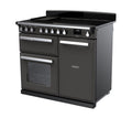 Rangemaster Estel Deluxe 100 Induction range cooker in Slate with Chrome trim