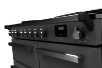 Rangemaster Estel Deluxe 100 Induction range cooker in Slate with Chrome trim