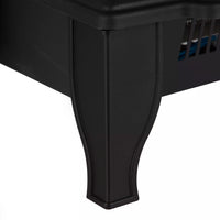 Warmlite Mable WL46021 stove fire cabriole leg and cast-effect trim detail