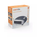 Warmlite WL44004DT flat fan heater dark titanium retail packaging box