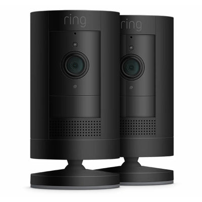 Ring Battery Stick Up Cam Camera 2 Pack - Black | B0CGCH5WTT Ring Euronics Ireland
