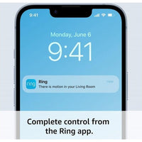 Ring Full HD Stick Up Camera | Battery Powered | White Ring Smart Camera Euronics Ireland