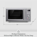 Sage the Compact Wave Soft Close Microwave Oven, Silver | SMO650SIL4GEU1 Sage Microwave Euronics Ireland