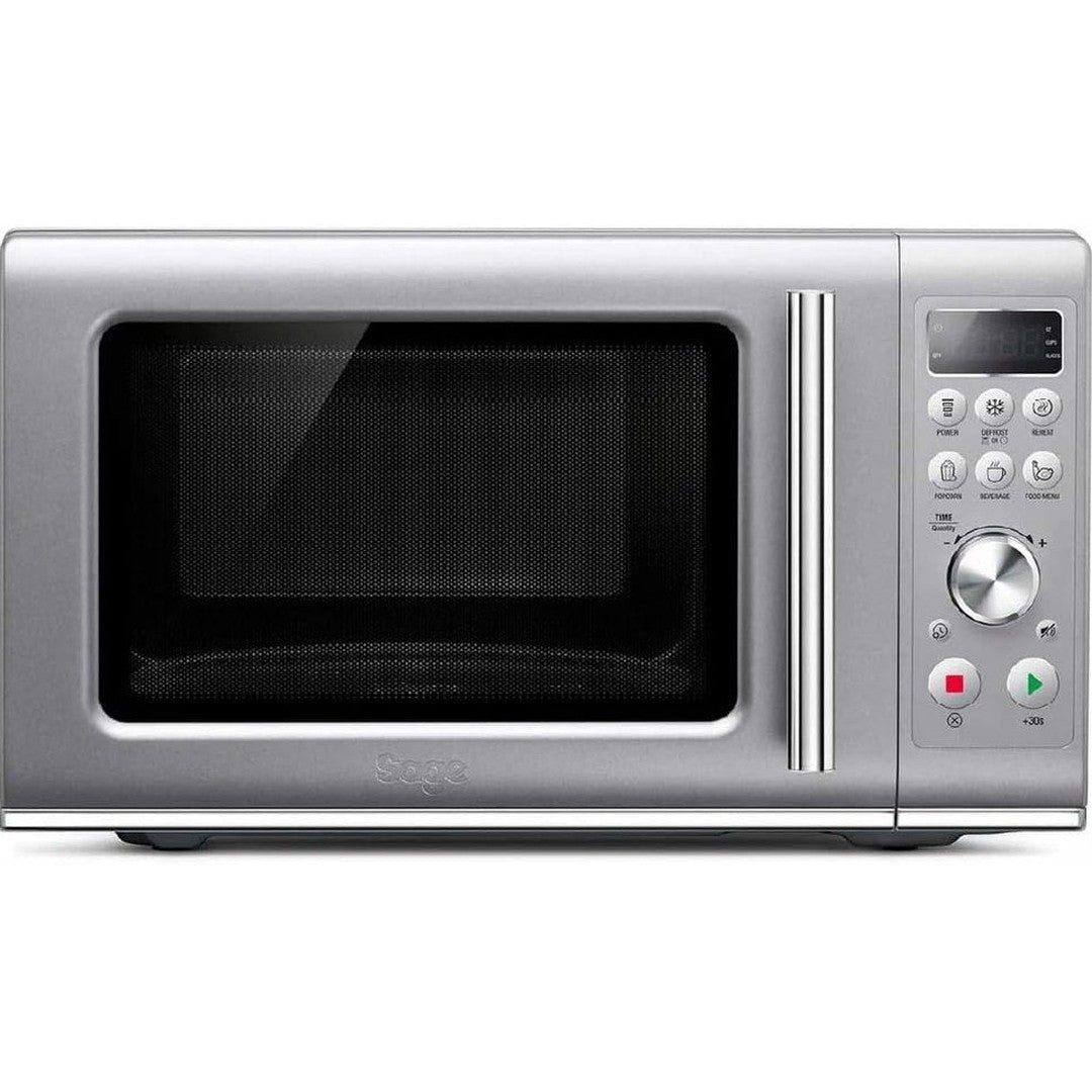 Sage the Compact Wave Soft Close Microwave Oven, Silver | SMO650SIL4GEU1 Sage Microwave Euronics Ireland