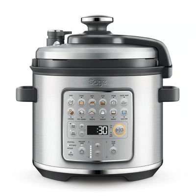Sage The Fast Slow Go Multi Cooker Brushed Stainless Steel | SPR680BSS2GUK1 Sage Pressure Cooker Euronics Ireland