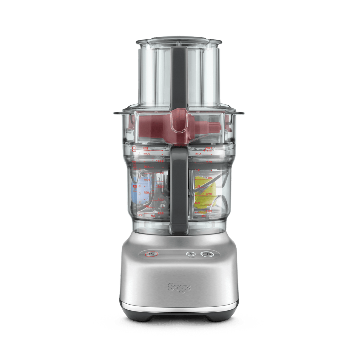 Sage The Paradice 9 Food Processor | Brushed Stainless Steel | SFP638BSS2GUK1 Sage Blender Euronics Ireland
