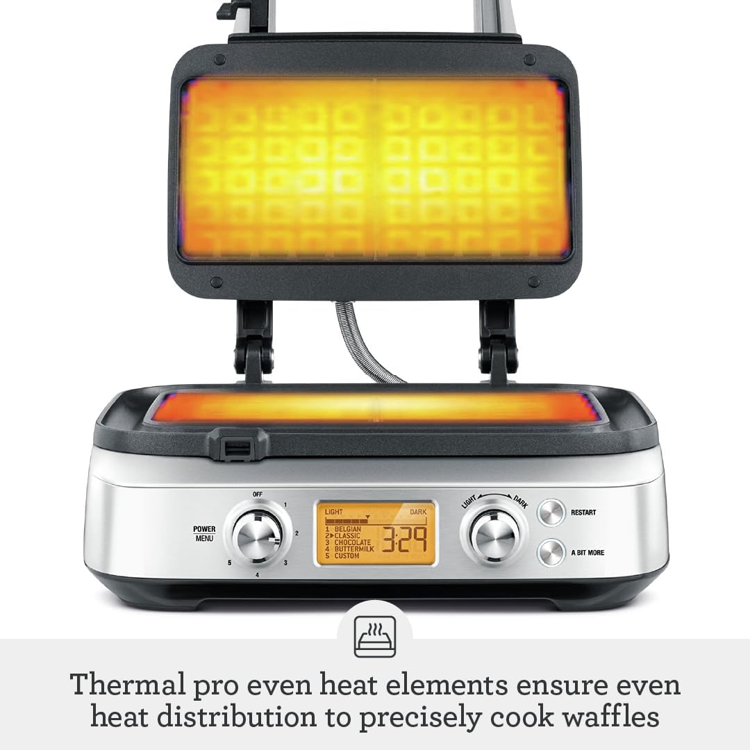 Sage the Smart Waffle™ Pro Waffle Maker | BWM620UK Sage Grill Euronics Ireland
