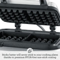 Sage the Smart Waffle™ Pro Waffle Maker | BWM620UK Sage Grill Euronics Ireland