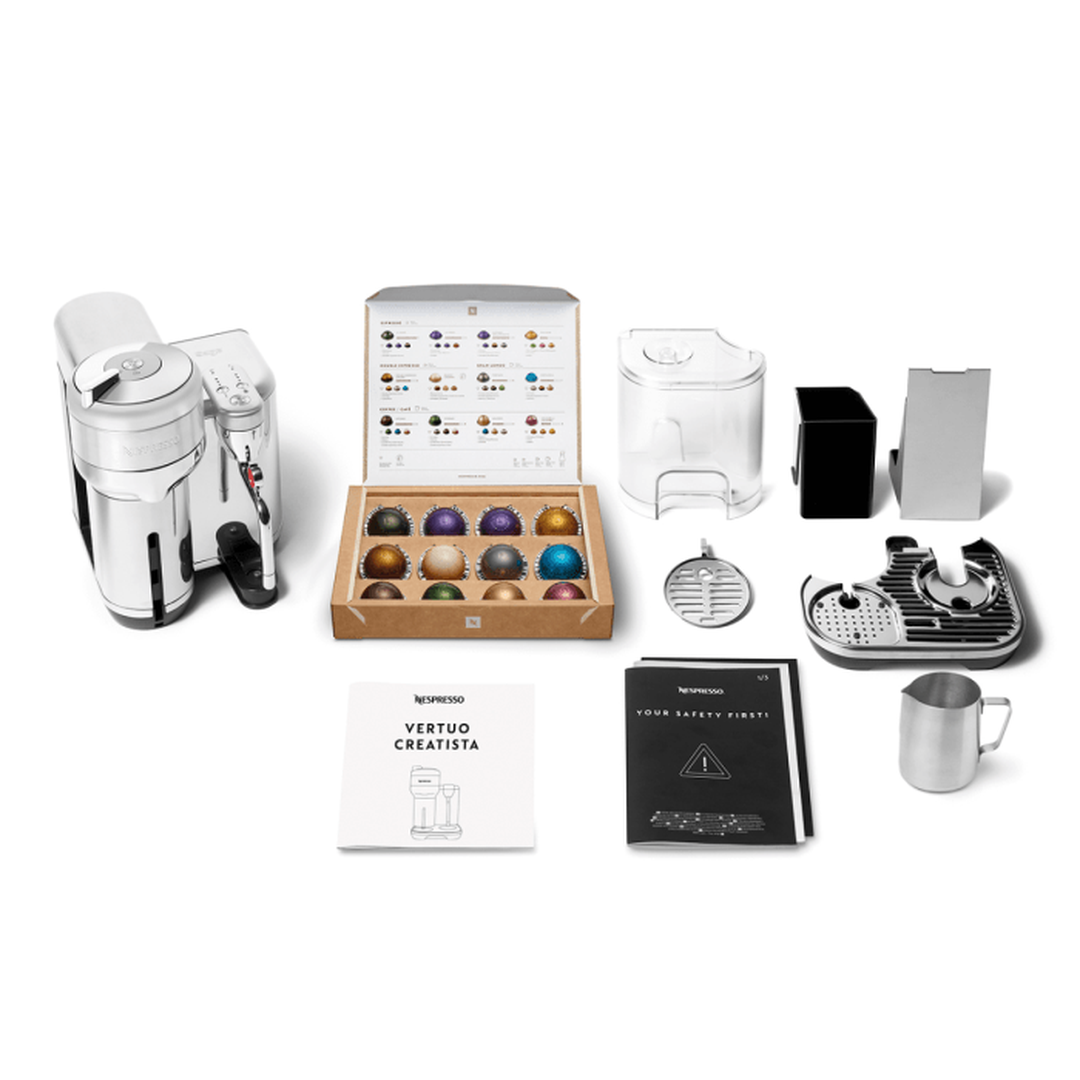 Sage The Vertuo Creatista Coffee Machine Black Truffle | SVE850BTR4GUK1 Sage Coffee Machine Euronics Ireland