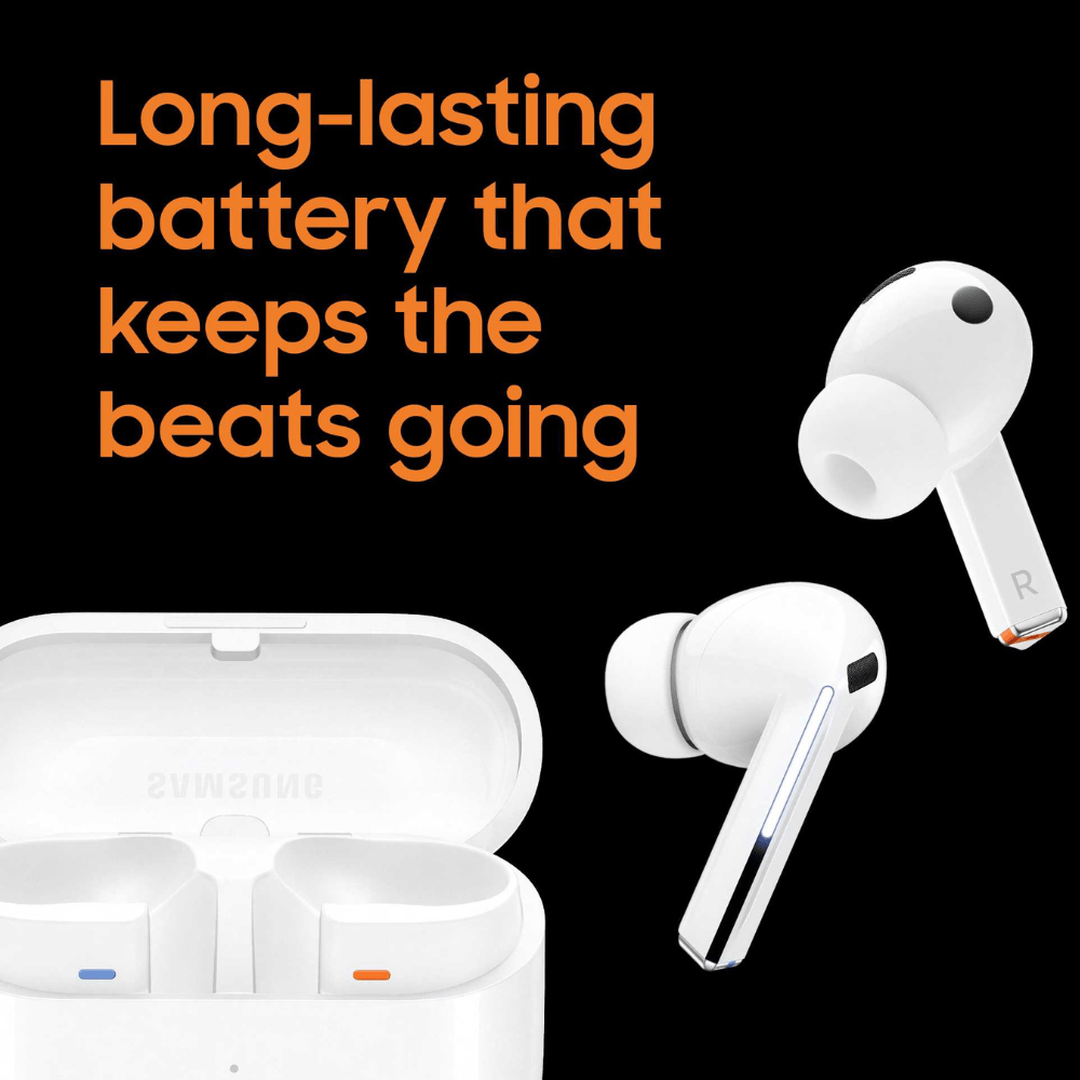 Samsung Galaxy Buds3 Pro In-Ear Wireless Earbuds - White | SM-R630NZWAEUA Samsung Headphones Euronics Ireland