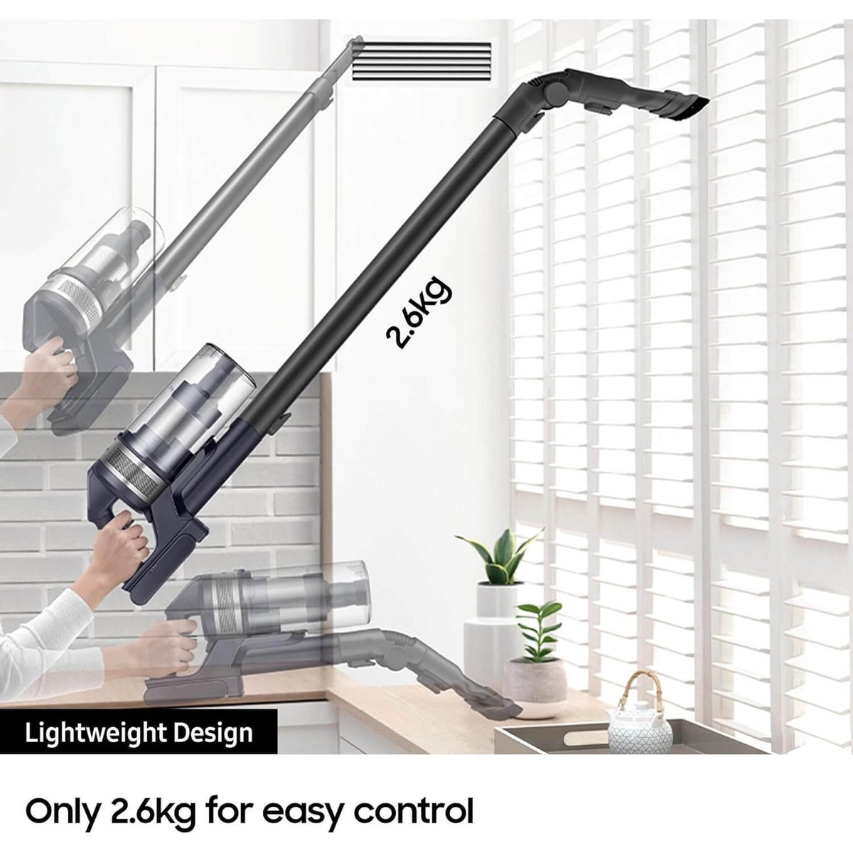 Samsung Jet™ 75E Complete Cordless Vacuum Cleaner | VS20B75ACR5/EU Samsung Vacuum Cleaner Euronics Ireland