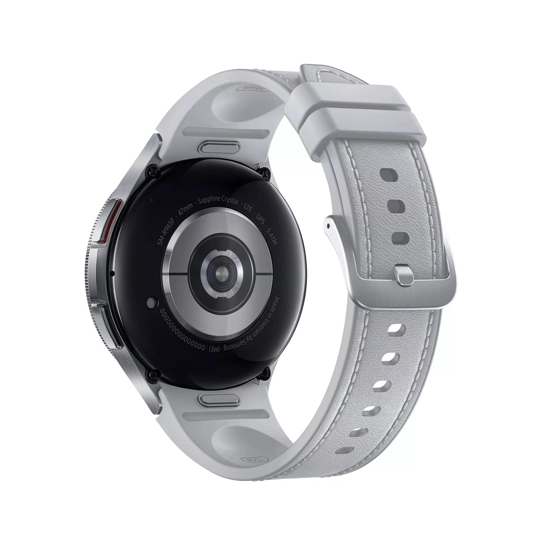 Samsung Watch6 Classic 47mm in Silver | SM-R960NZSAEUA Samsung Smartwatch Euronics Ireland