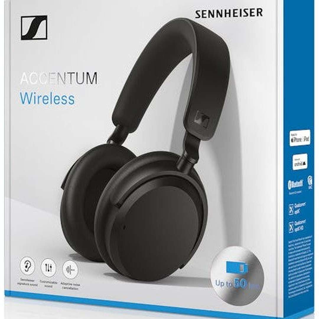 Sennheiser Accentum Black Wireless Headphones | 700174 Sennheiser Headphones Euronics Ireland