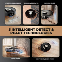 Shark 2-in-1 Self-Empty, Self-Refill & Self-Clean Robot Vacuum & Mop | RV2800ZEUK Shark Robot Vacuum Euronics Ireland