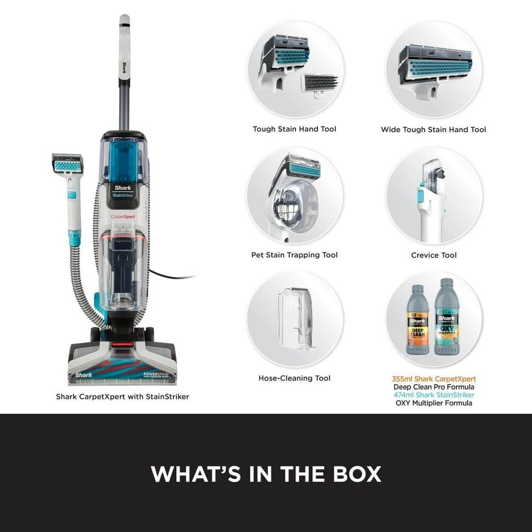 Shark CarpetXpert Deep Carpet Cleaner with Built-In StainStriker | EX200UK Shark Vacuum Cleaner Euronics Ireland