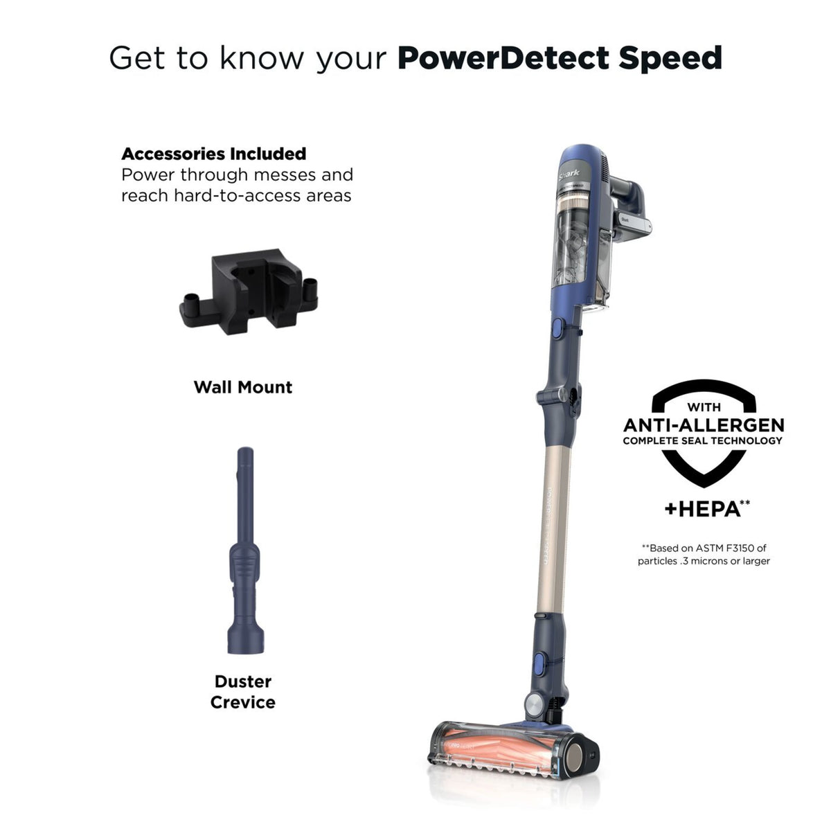 Shark PowerDetect Speed Pet Cordless Vacuum - Ultramarine | IA1241UKT