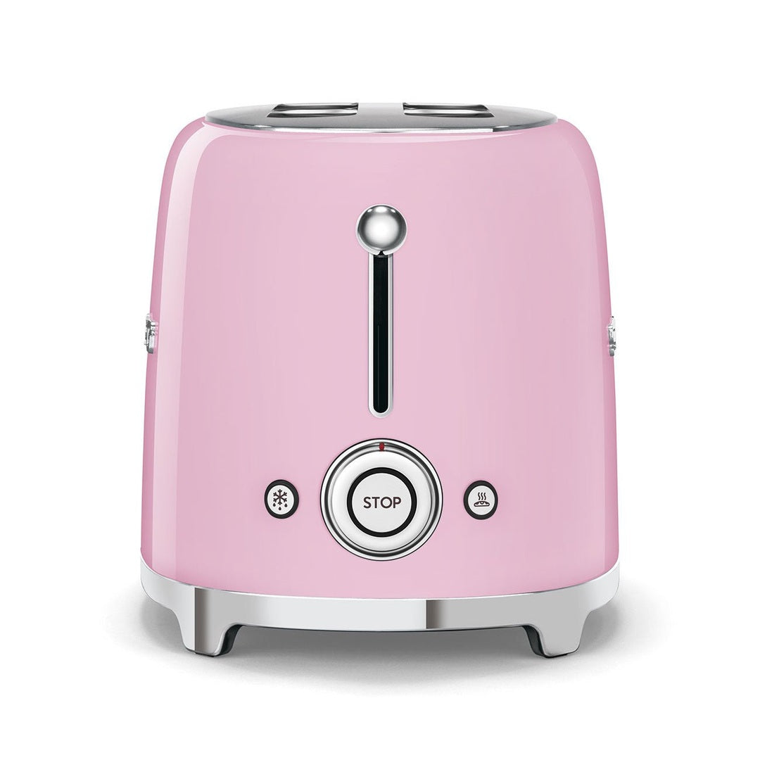 Smeg 50's Retro Style 2 Slice Toaster | Pink Smeg Toaster Euronics Ireland