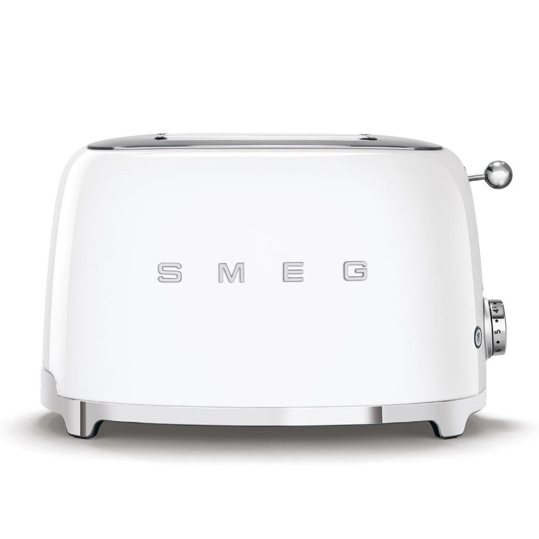 Smeg 50's Retro Style 2 Slice Toaster | White Smeg Toaster Euronics Ireland