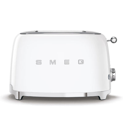 Smeg 50's Retro Style 2 Slice Toaster | White Smeg Toaster Euronics Ireland