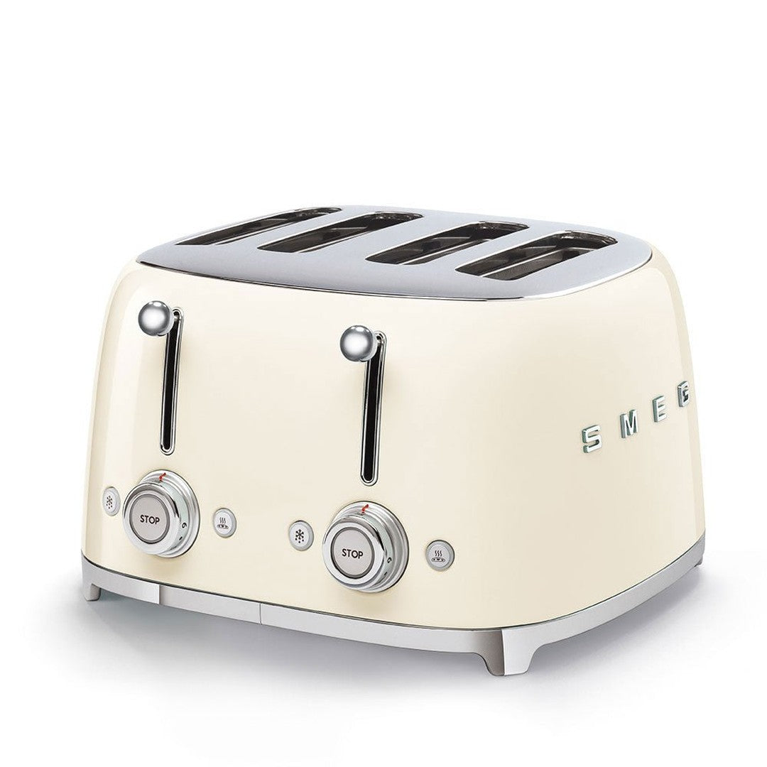 Smeg 50's Retro Style 4 Slice Cream Toaster | TSF03CRUK Smeg Toaster Euronics Ireland