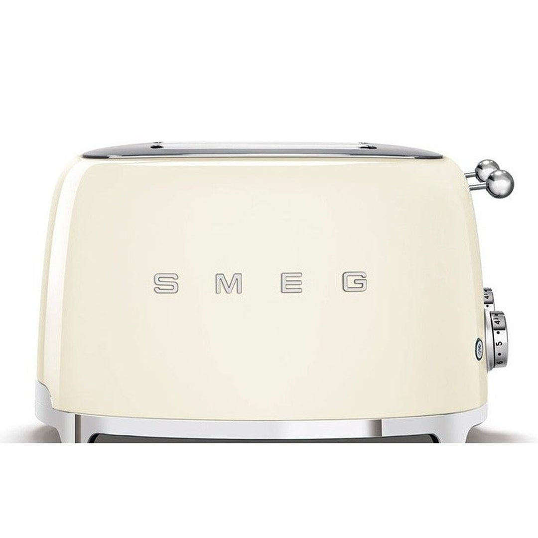 Smeg 50's Retro Style 4 Slice Cream Toaster | TSF03CRUK Smeg Toaster Euronics Ireland
