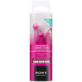 Sony MDR-EX15AP Wired In-Ear Earphones with Microphone - Pink - retail packaging view