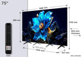 TCL 75" 60Hz QLED Google TV | 75P7K