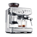 The Barista Express™ Impress by Sage White | SES876SST4GUK1 Sage Coffee Machine Euronics Ireland