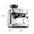 The Barista Pro by Sage Black Truffle | SES878BST4GUK1 Sage Coffee Machine Euronics Ireland