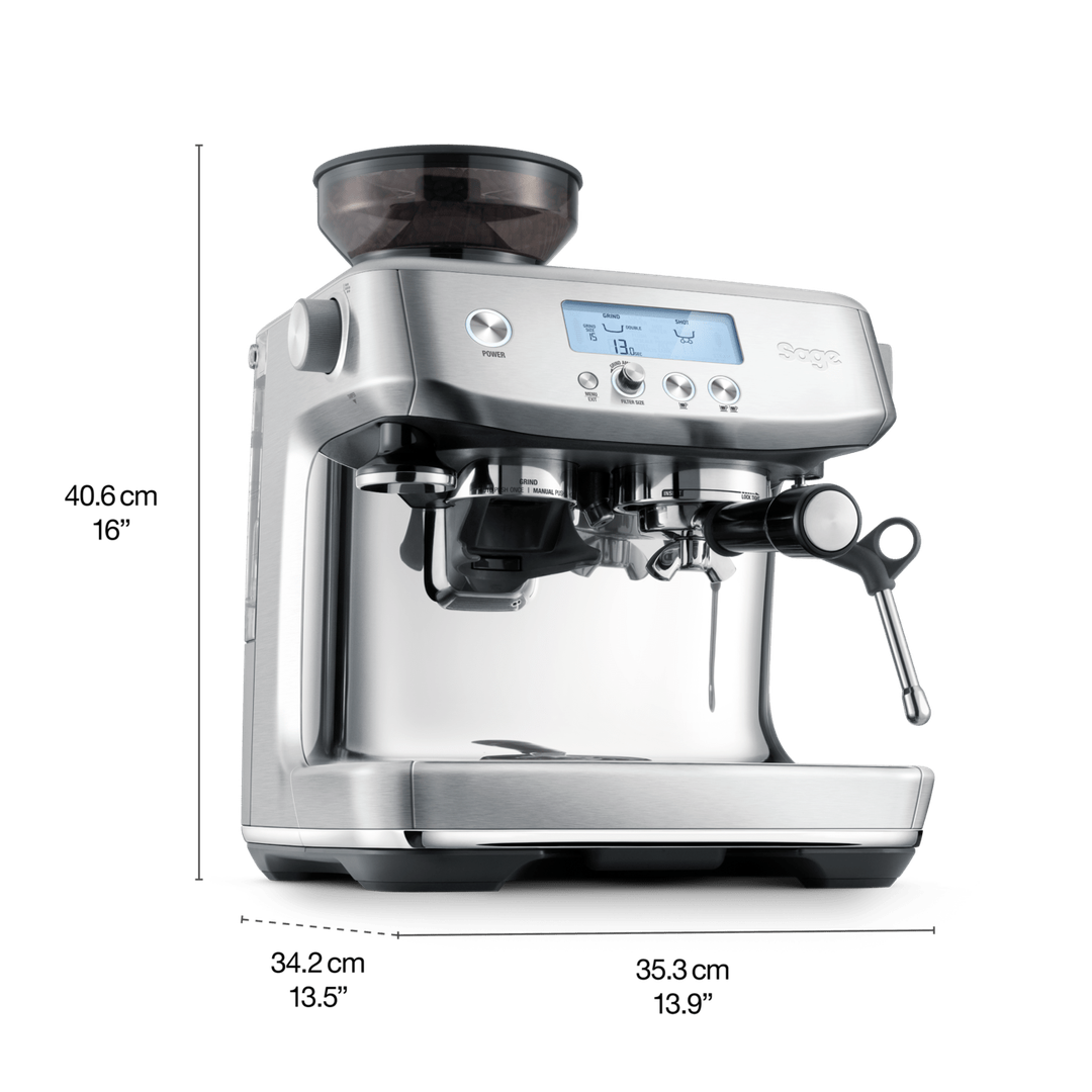 The Barista Pro by Sage Black Truffle | SES878BST4GUK1 Sage Coffee Machine Euronics Ireland