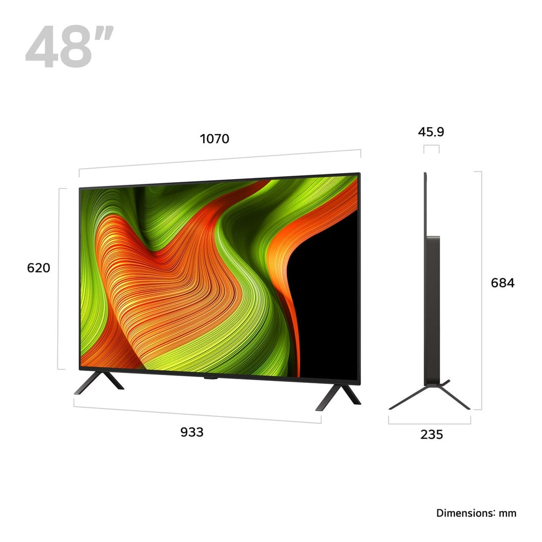 LG OLED AI 48" 4K HDR Smart TV | OLED48B56LA.AEK LG TV Euronics Ireland