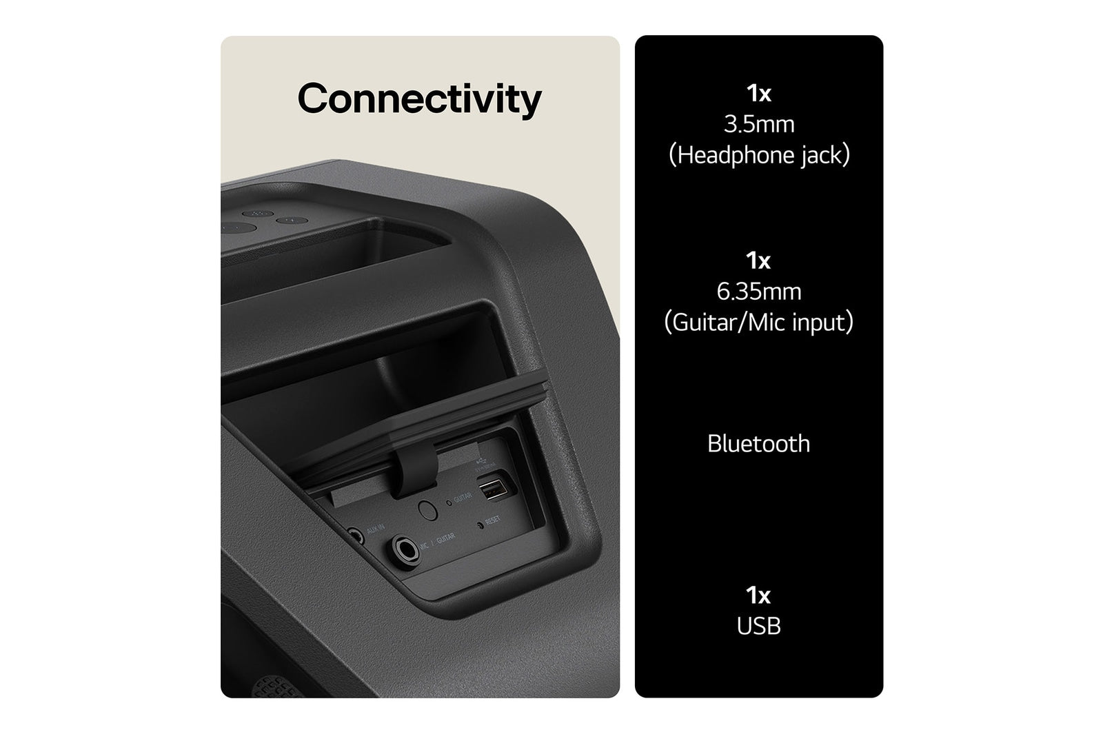 LG XBOOM Stage – Portable Party Speaker | STAGE301.AGBRLBK