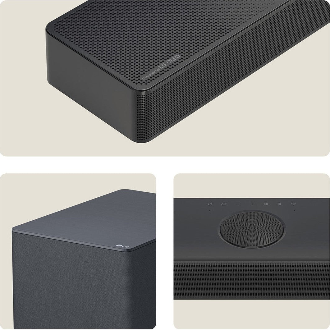 LG USC9S 3.1.3ch Wireless Sound Bar with Subwoofer | USC9S.DGBRLLK
