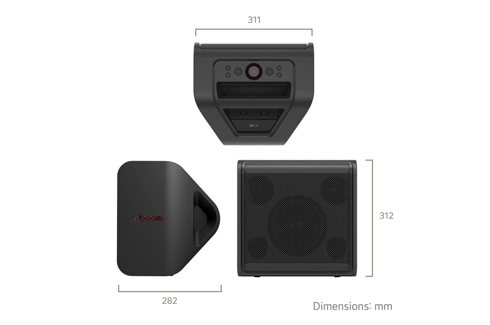 LG XBOOM Stage – Portable Party Speaker | STAGE301.AGBRLBK
