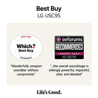 LG USC9S 3.1.3ch Wireless Sound Bar with Subwoofer | USC9S.DGBRLLK