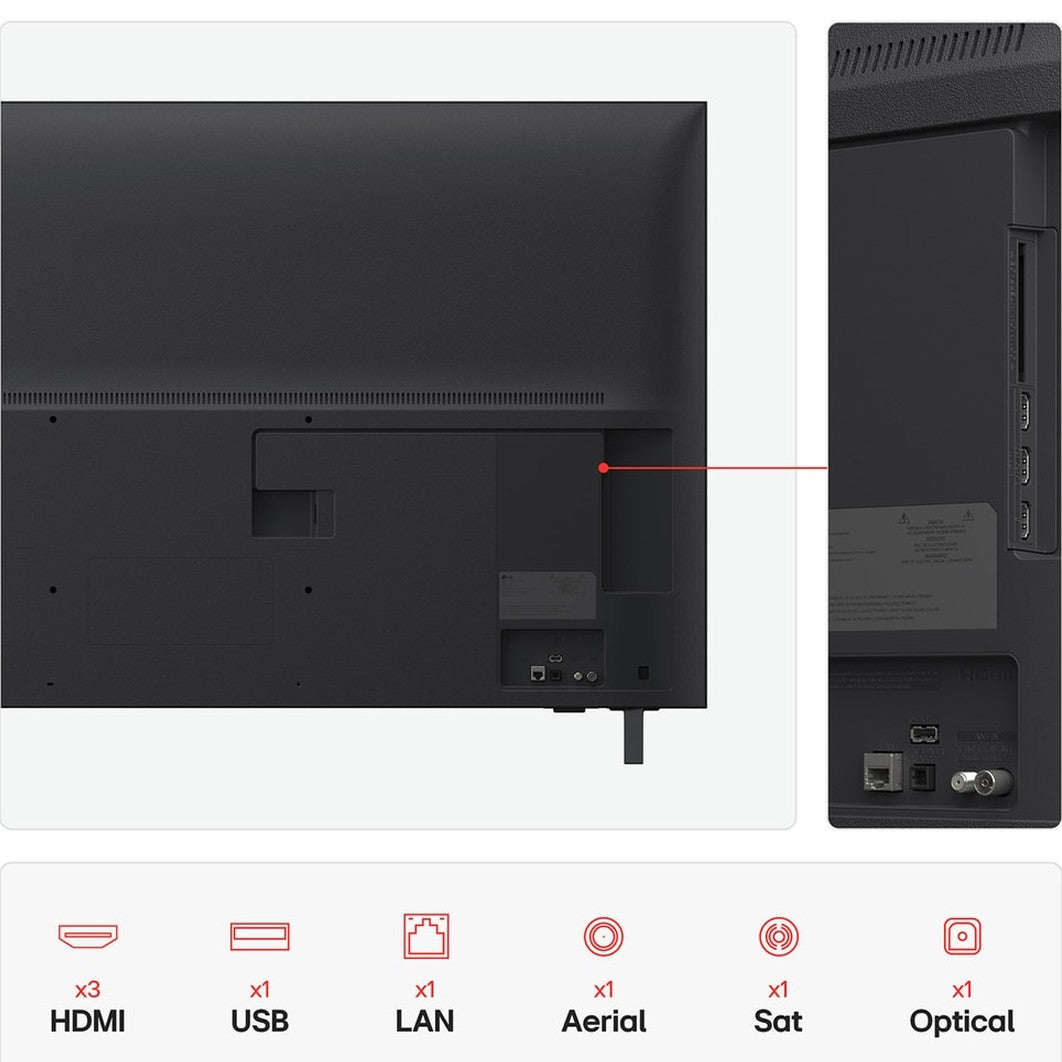LG UA75 55" 4K UHD LED Smart TV | 55UA75006LA.AEK LG TV Euronics Ireland