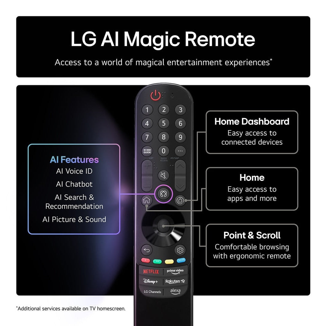 LG OLED AI 65" 4K HDR Smart TV | OLED65B56LA.AEK LG TV Euronics Ireland